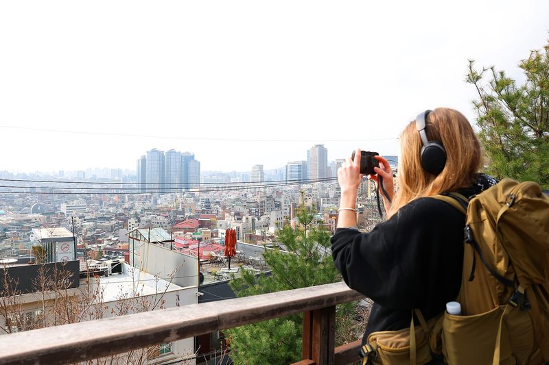 The Sowol-ro viewing deck and the road on to Namsan (2/5)